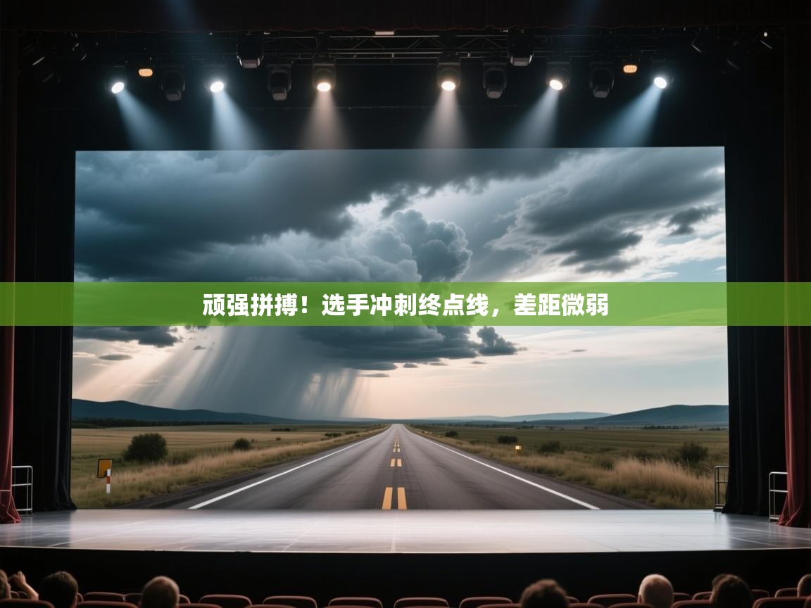 顽强拼搏！选手冲刺终点线，差距微弱  第1张