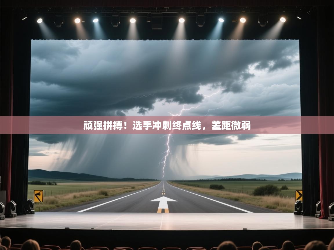 顽强拼搏！选手冲刺终点线，差距微弱  第2张