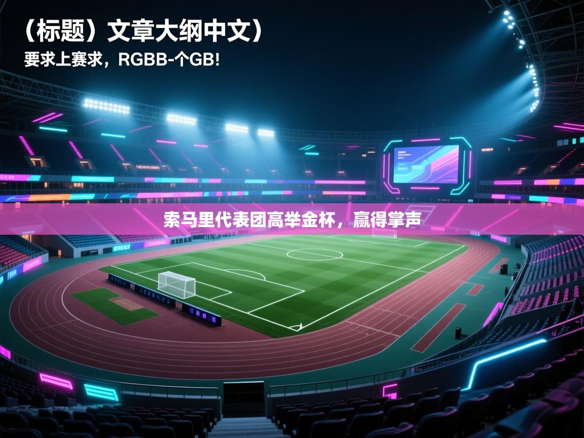 索马里代表团高举金杯，赢得掌声  第1张