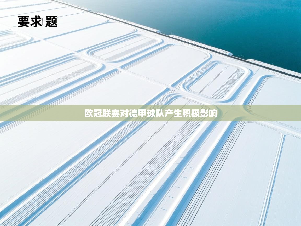 欧冠联赛对德甲球队产生积极影响